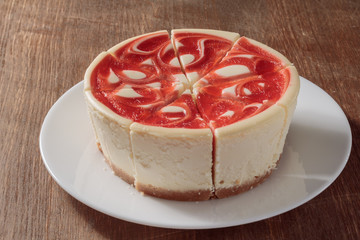 Cheesecake New-York with Strawberries