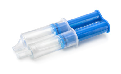 Epoxy resin syringe