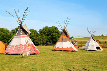 Tepees, teepee, wigwam