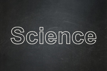 Obraz premium Science concept: Science on chalkboard background