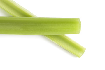 two celery stalks