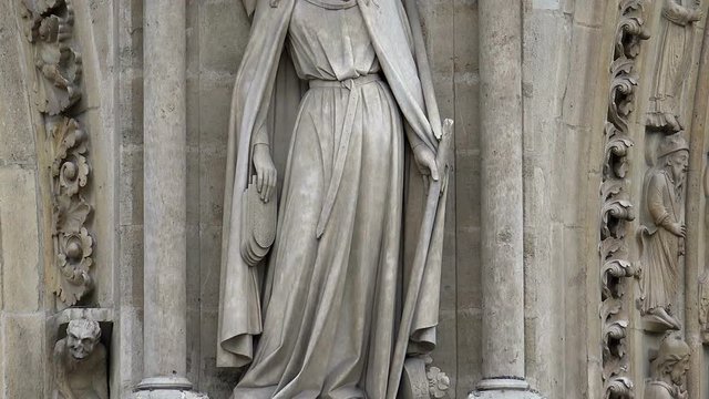 Notre Dame Cathedral de Paris. France.