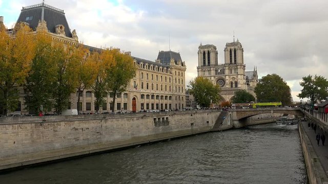 Notre Dame Cathedral de Paris. France.