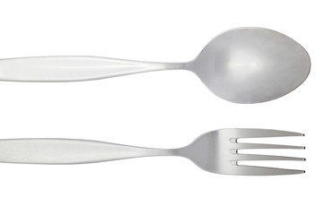 tablespoon and fork