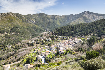 Fototapeta na wymiar Aerial view of Vivario