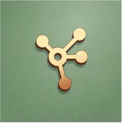 Ikona vintage z szumem i cieniem © vempireart