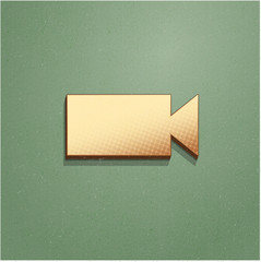 Ikona vintage z szumem i cieniem © vempireart