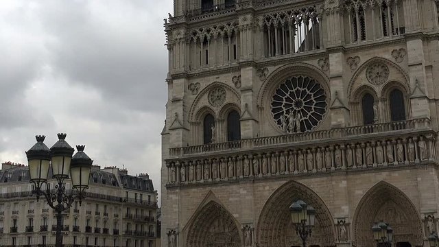 Notre Dame Cathedral de Paris. France.