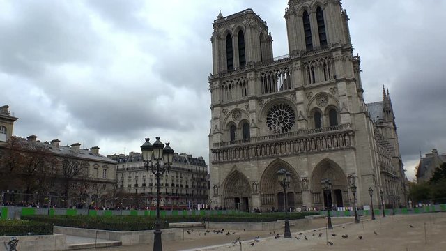 Notre Dame Cathedral de Paris. France.