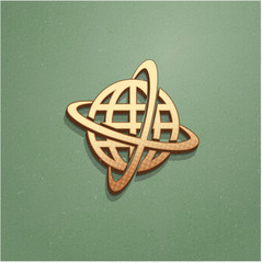 Ikona vintage z szumem i cieniem © vempireart