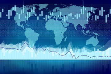 Global business chart
