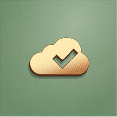 Ikona vintage z szumem i cieniem © vempireart