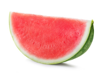 watermelon's slice isolated on white background