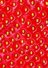Strawberry background close-up
