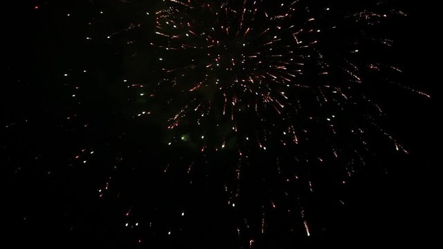 A 4th of July fireworks display