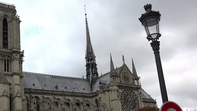 Notre Dame Cathedral de Paris. France.
