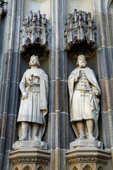 Prince Emeric and King Steven of Hungary, Kosice, Slovakia