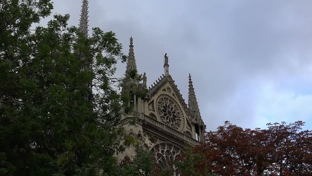 Notre Dame Cathedral de Paris. France.