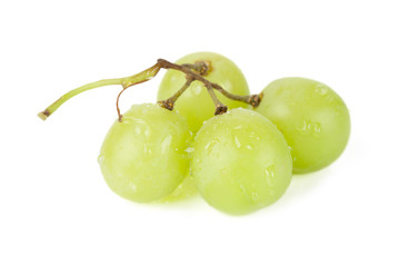 fresh green grapes