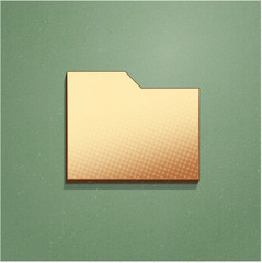 Ikona vintage z szumem i cieniem © vempireart