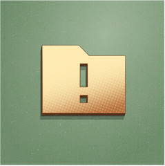 Ikona vintage z szumem i cieniem © vempireart