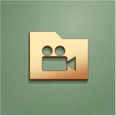 Ikona vintage z szumem i cieniem © vempireart