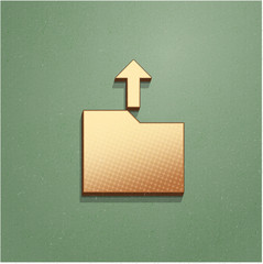 Ikona vintage z szumem i cieniem © vempireart