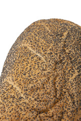 loaf of bread with black sesame seeds