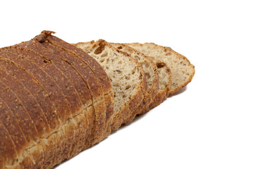 whole wheat loaf slices