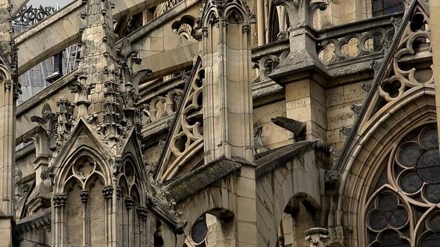 Notre Dame Cathedral de Paris. France.