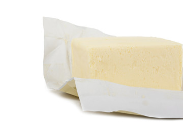 cropped image of fresh butter