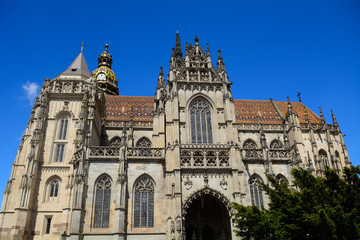 Fototapeta na wymiar St. Elizabeth Cathedral, Kosice, Slovakia