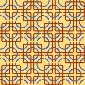 Geometric seamless pattern, geometric background
