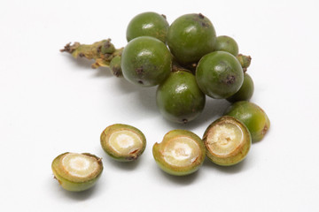 fresh Black pepper on white