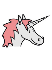 head face unicorn unicorn foal child sweet cute little comic cartoon pony pferdchen
