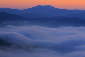 遠野盆地の雲海