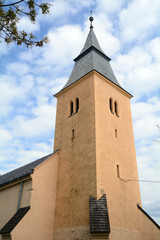 Fototapeta na wymiar Protestant church, Sena, Slovakia