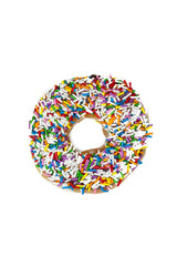 overhead view of cupcake