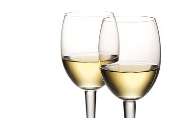 glass with wine
