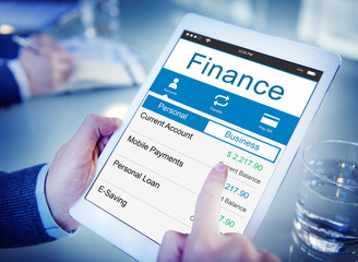 Finance Accounting Banking Budget Credit Debt Concept