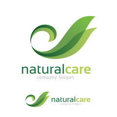 green logo concept,idea logo,eco logo.life and healthy logo. vector logo template.