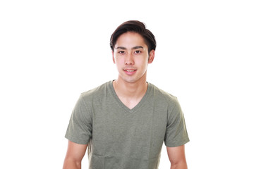 Obraz premium 微笑む青年