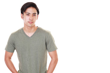 Fototapeta premium 微笑む青年