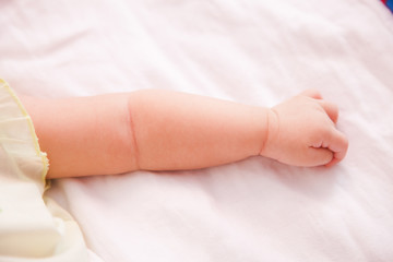 Hand of baby 