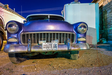 Old American limousine.