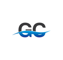 gc initial logo with swoosh blue and grey