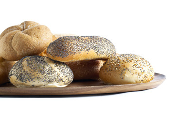breads on plate
