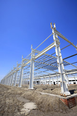 The construction of steel structure