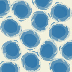 Abstract blue circles
