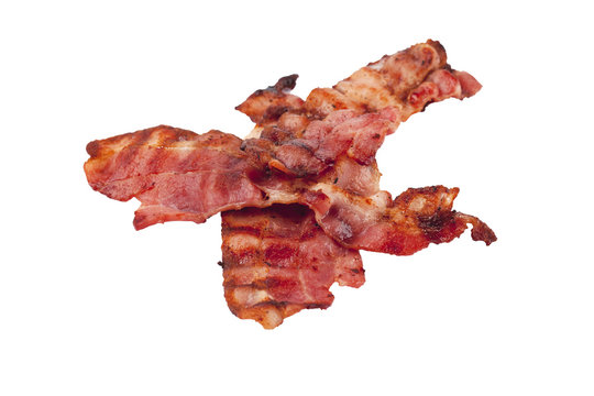 a fried bacon strips